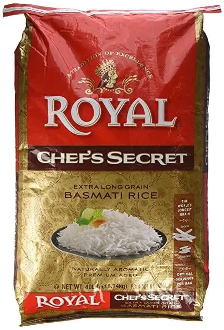 Royal Chef'S Secret Basmati Rice 20lb
