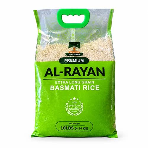 Al-Rayan Extra Long Basmati Rice 10 Lb
