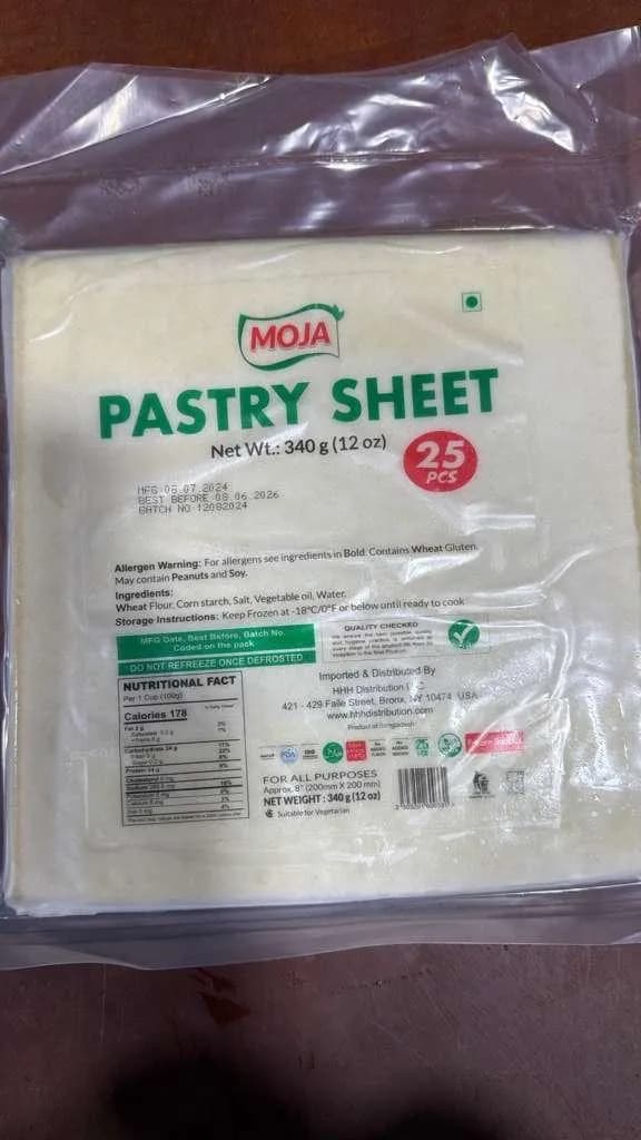 Moja Pastry Sheet 25pcs.