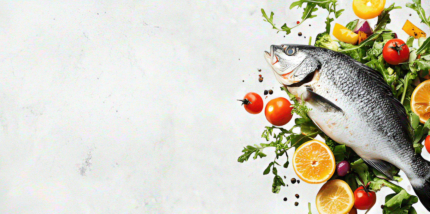 Premium Fish and Farm-Fresh Vegetables.