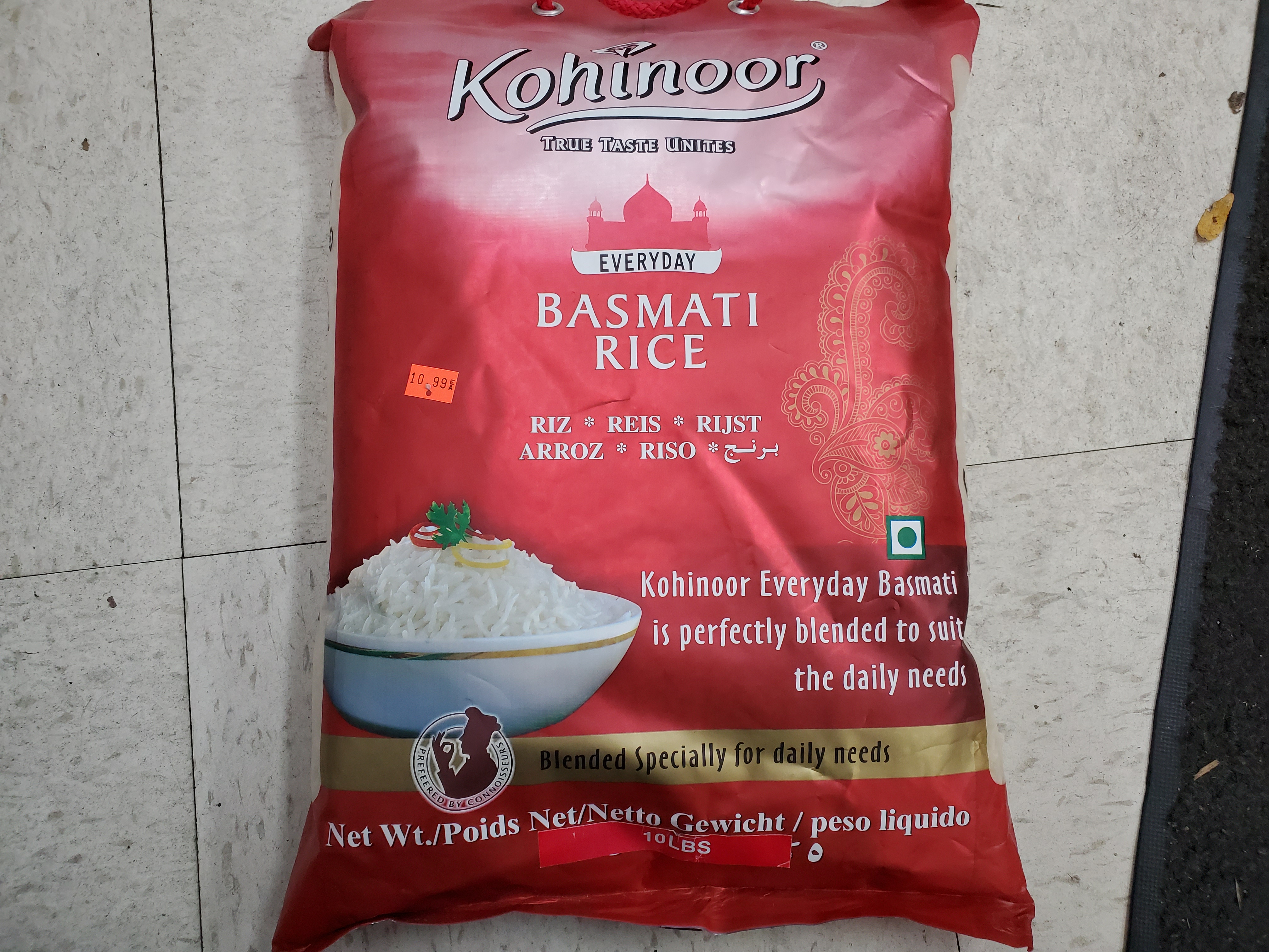 Kohinoor Basmati Rice 10lbs