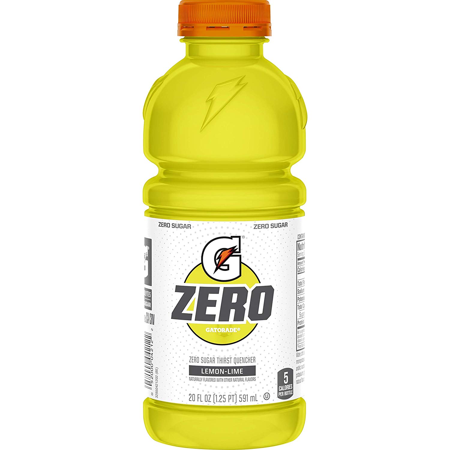 G ZERO GATORADE LEMON-LIME 20fl oz