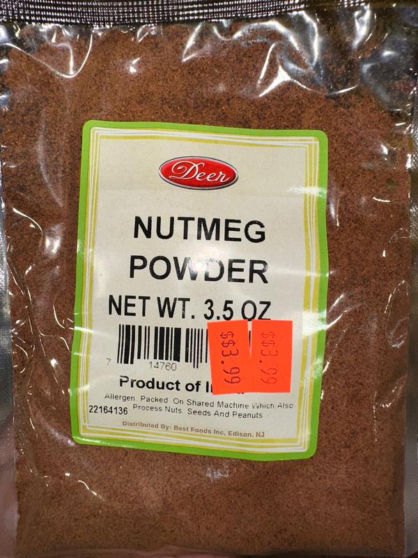 Deer Nutmeg Powder 3.5oz