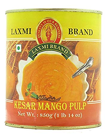 Laxmi Kesar Mango Pulp 850g