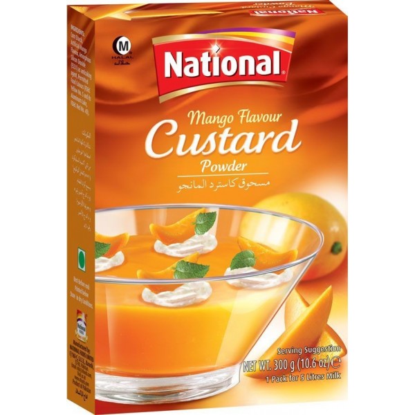 National  mango Flavour Custard Powder 300gm