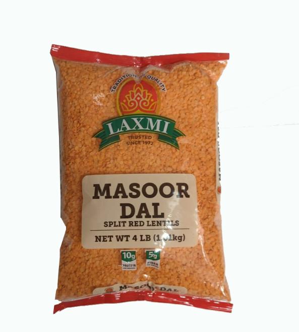 Laxmi Whole Masoor Red Lentils 4lbs