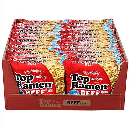 Top Ramen Beef Flavour