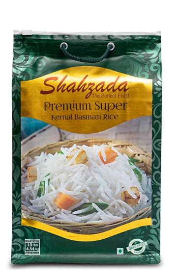 Shahzada Premium Super Kernal Basmati Rice 10lbs