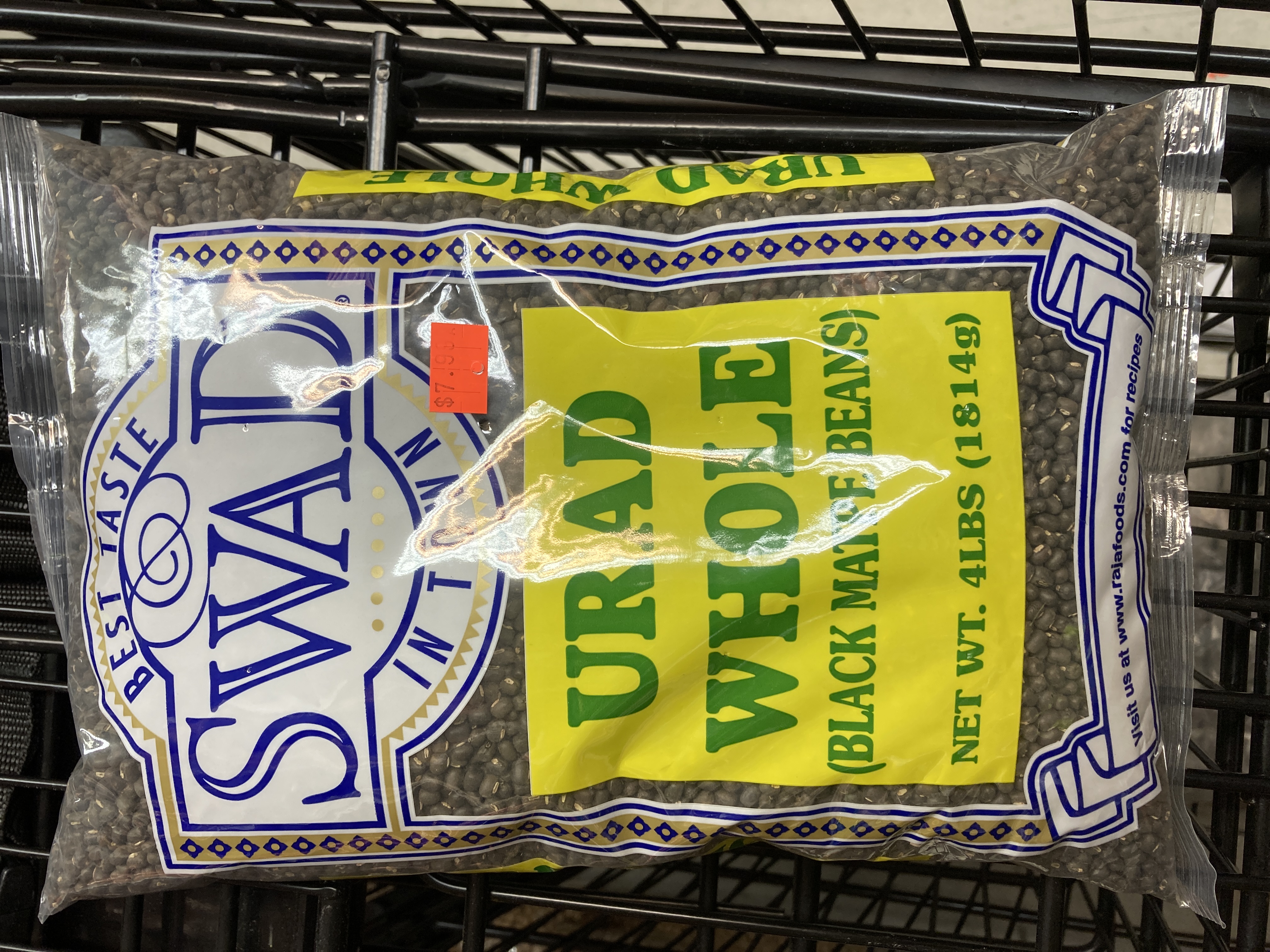SWAD URAD WHOLE (BLACK MATPE BEANS) 4LBS